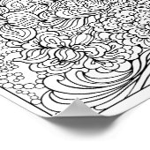 Extravagantes Farbposter Poster (Ecke)