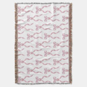 Extravagantes Farbrosa Muster Decke (Vorderseite Vertikal)