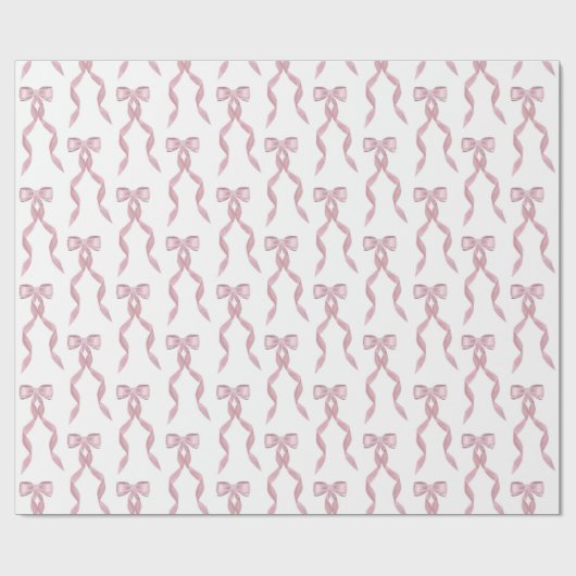 Extravagantes Farbrosa Muster Geschenkpapier (Flach)