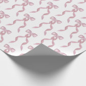 Extravagantes Farbrosa Muster Geschenkpapier (Ecke)