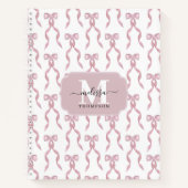 Extravagantes Farbrosa Muster Notizblock (Vorderseite)