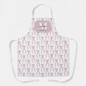 Extravagantes Farbrosa Muster Schürze (Vorderseite)