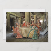 Extravagantes Fest Feiertagskarte (Vorderseite)