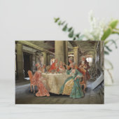 Extravagantes Fest Feiertagskarte (Stehend Vorderseite)