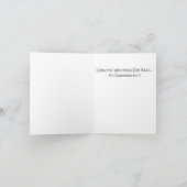 Extravagantes FireFect Feline Cat Foto entwickelt Karte (Innenseite)