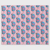 Extravagantes Flamingo Glossy Wrapping Paper, 30"  Geschenkpapier (Flach)
