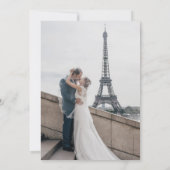 Extravagantes Foto für Schwarz und Weiß | Wir sind Einladung (Rückseite)