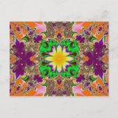Extravagantes Fraktal Postkarte (Vorderseite)