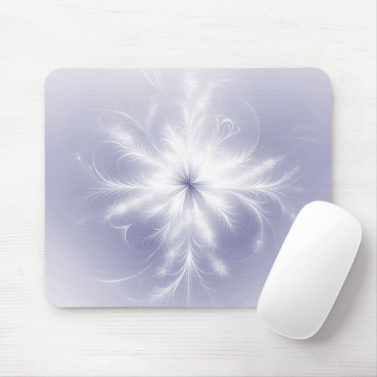 Extravagantes Fraktal Snowflake Mousepad (Mit Mouse)