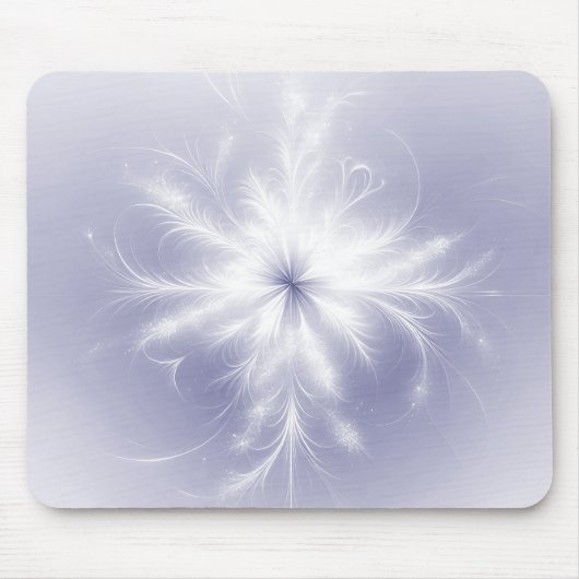 Extravagantes Fraktal Snowflake Mousepad (Vorne)