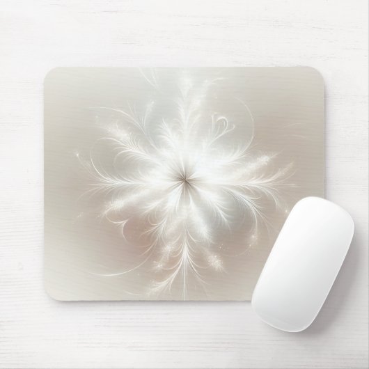 Extravagantes Fraktal Snowflake Mousepad (Mit Mouse)