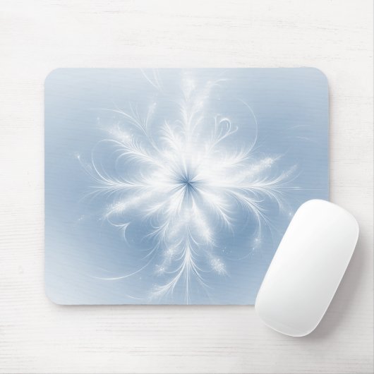 Extravagantes Fraktal Snowflake Mousepad (Mit Mouse)