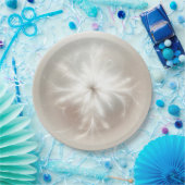 Extravagantes Fraktal Snowflake Pappteller (Party)