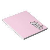 Extravagantes Französisches Bulldog Notepad Notizblock (angewinkelt)