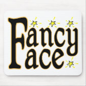 Extravagantes Gesicht Mousepad (Vorne)