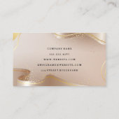 Extravagantes Goldband | Luxus Visitenkarte (Rückseite)