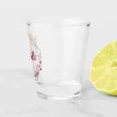 Extravagantes Goldkreuz-Blossom mit Monogramm und Schnapsglas (Rechts)