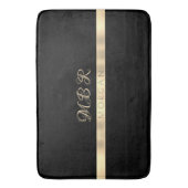 Extravagantes Goldmonogramm, Name, Gelber goldener Badematte (Vorderseite Vertikal)