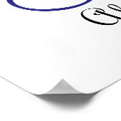 Extravagantes Gothic Caps Letter A, 300dpi PNG Pos Poster (Ecke)