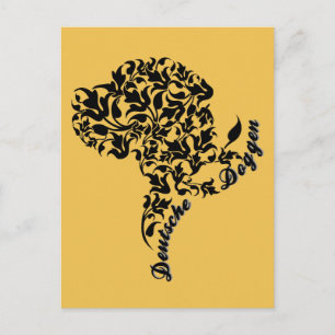 Extravagantes Great Dane Portrait Postkarte