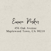 Extravagantes handgeschriebenes Skript Permastempel