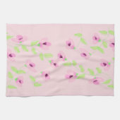 Extravagantes Handtuch in Blumenrosa drucken (Horizontal)