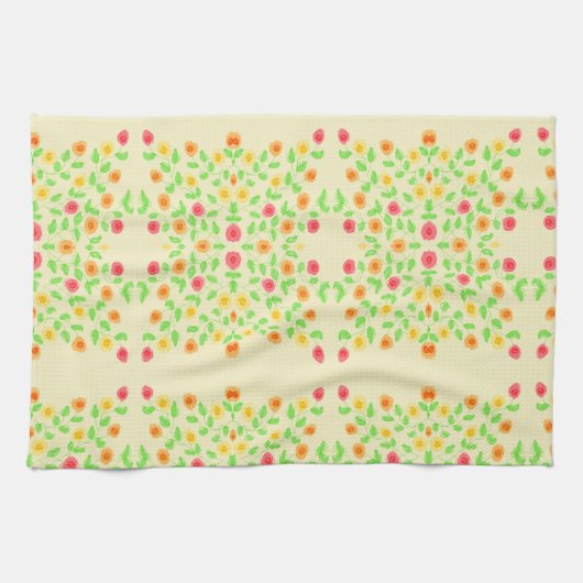 Extravagantes Handtuch mit Buttergelb (Horizontal)