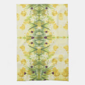 Extravagantes Handtuch mit Grüntöne und gelb (Vertikal)