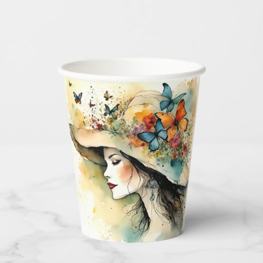 EXTRAVAGANTES HAT PAPIER CUP PAPPBECHER (Rückseite)