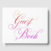 Extravagantes Hochzeitsguestbook Gästebuch (Vorderseite)