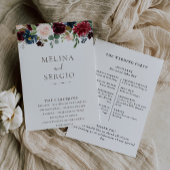 Extravagantes Hochzeitsprogramm für klassische Blu