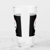 Extravagantes, individuelles Logo schwarz Glas (Links)