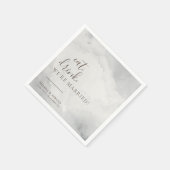 Extravagantes klassisches Essgetränk Wir sind Verh Serviette (Ecke)