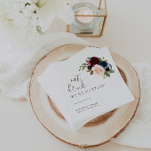 Extravagantes klassisches Essgetränk Wir sind Verh Serviette