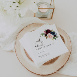 Extravagantes klassisches Essgetränk Wir sind Verh Serviette