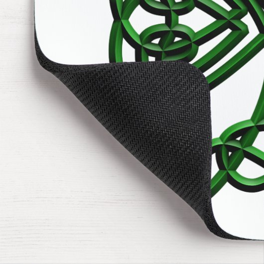 Extravagantes Kleeblatt Mousepad (Ecke)