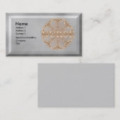 Extravagantes Kupfer Caduceus RN Nurse Visitenkarte (Vorne/Hinten)