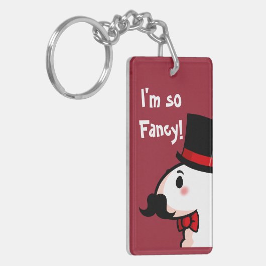 Extravagantes Lama Schlüsselanhänger (Vorderseite links)