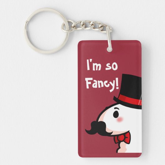 Extravagantes Lama Schlüsselanhänger (Vorderseite)