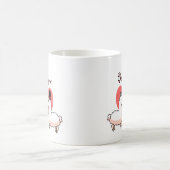 Extravagantes Lama u. kleines Lama Kaffeetasse (Mittel)