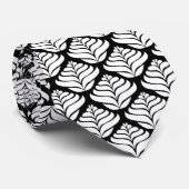 Extravagantes Leaf Nahtloses Muster Krawatte (Gerollt)