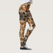 Extravagantes Leopard-Skin-Rock-Foto Leggings (Rechts)