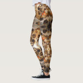 Extravagantes Leopard-Skin-Rock-Foto Leggings (Links)