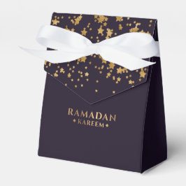 Extravagantes Lila und Gold Ramadan Kareem Geschen Geschenkschachtel