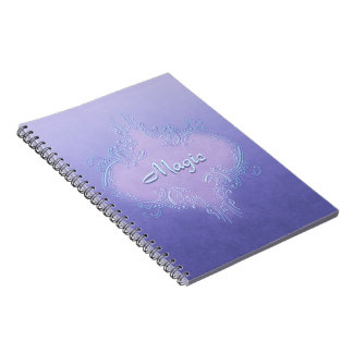 Extravagantes lila Zeitschriften-Notizbuch Notizblock