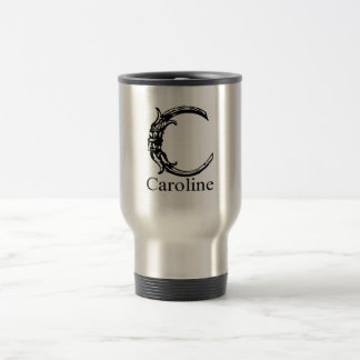 Extravagantes Monogramm: Caroline Reisebecher