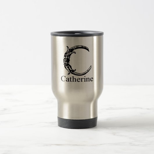 Extravagantes Monogramm: Catherine Reisebecher (Mittel)