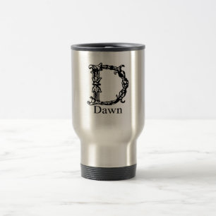 Extravagantes Monogramm: Dämmerung Reisebecher