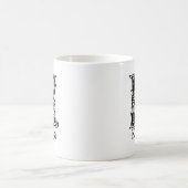 Extravagantes Monogramm: Kayla Kaffeetasse (Mittel)