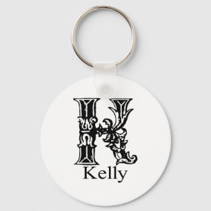 Extravagantes Monogramm: Kelly Schlüsselanhänger